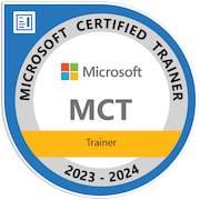 Microsoft certified trainer 2023-2024