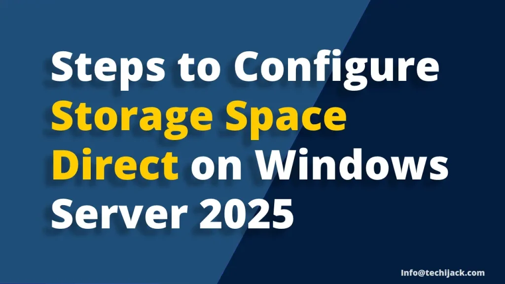 How to Configure Storage Space Direct